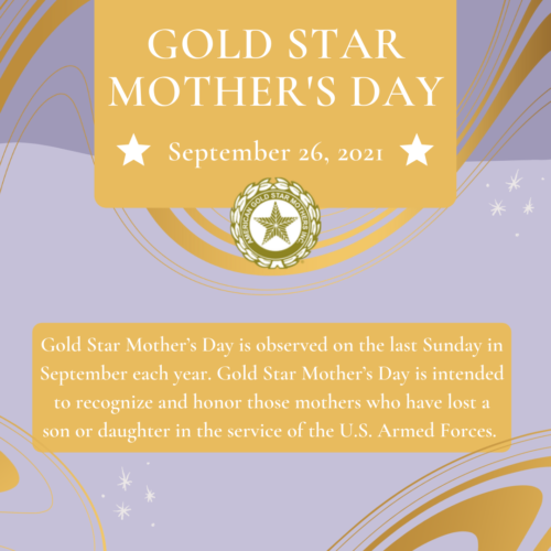 National American Gold Star Mother's Day Patriot Fund
