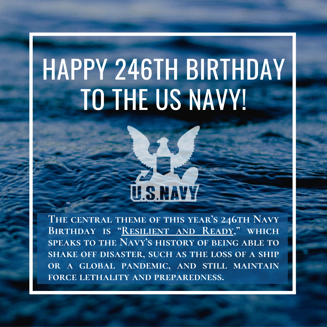 Happy 246th Birthday to the US Navy! Patriot Fund