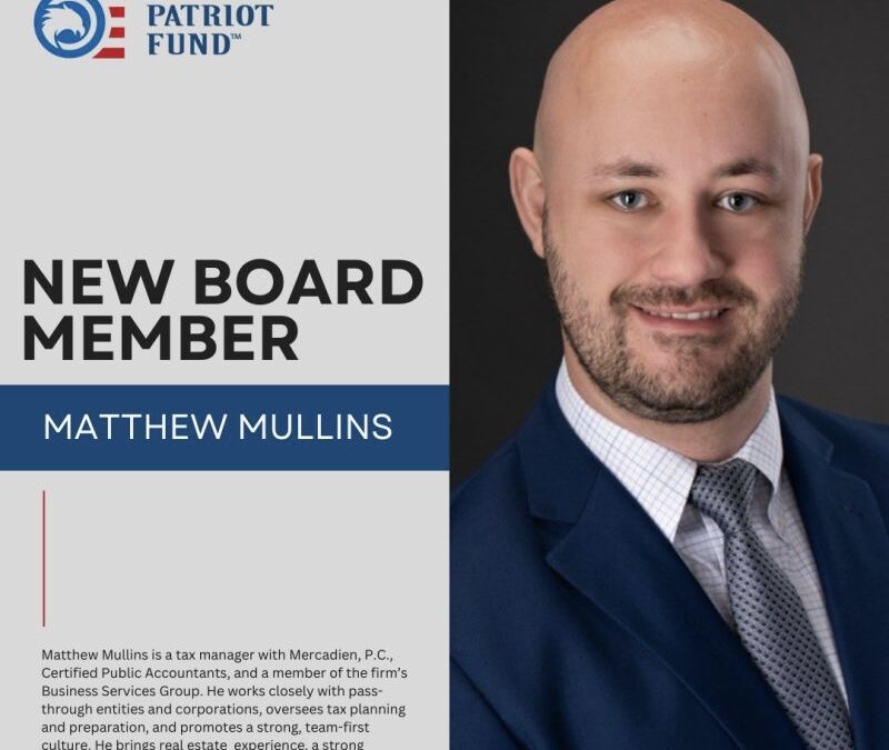 New Board Member: Matthew Mullins