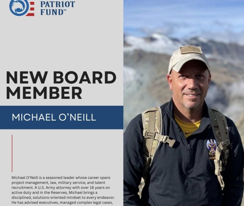 New Board Member: Michael O’Neill