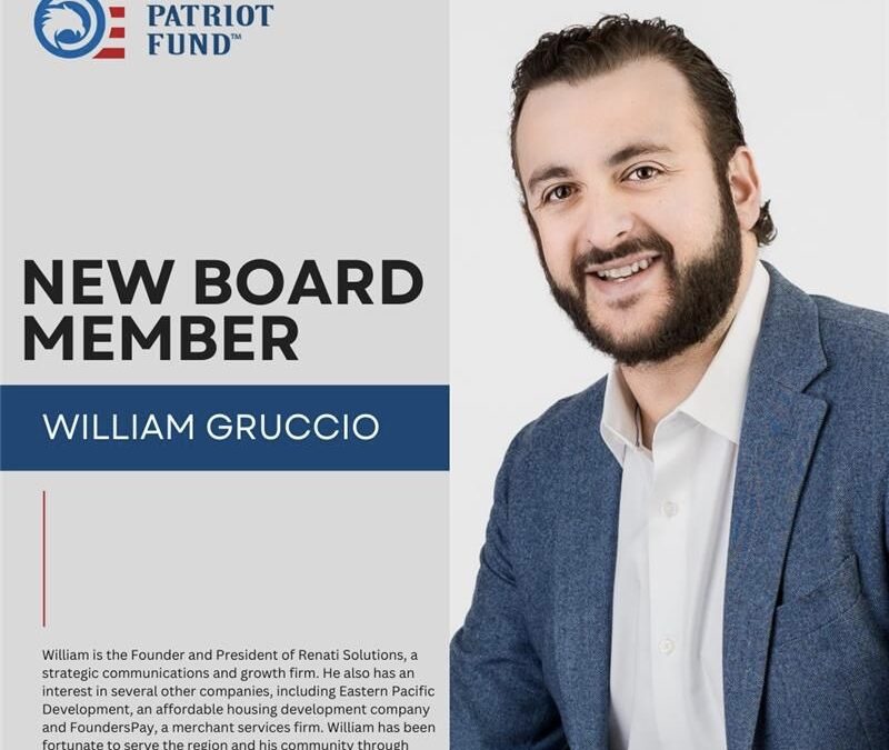 New Board Member: William Gruccio